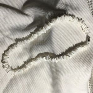 Vintage~90s White Puka Shell Necklace